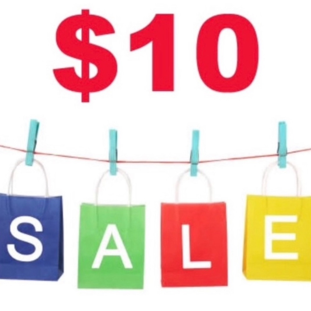 $10 Sale. Check out my closet. Most everything is marked down to $10